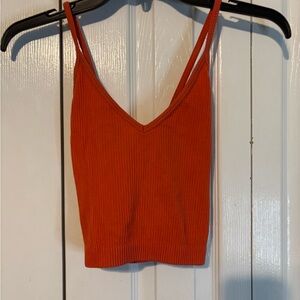 Arizona Jean Company Orange Ribbed Camisole